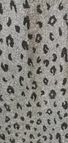 LADY BLANCHE COLLECTION Grey Pencil Skirt Wool Cashmere Blend Animal print#BL4SK - Picture 12 of 12
