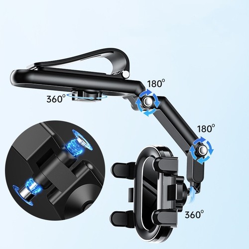 Giftopan Visor Holder, 360 Rotation Rotatable and Retractable Car Phone Holder - Zdjęcie 7 z 13