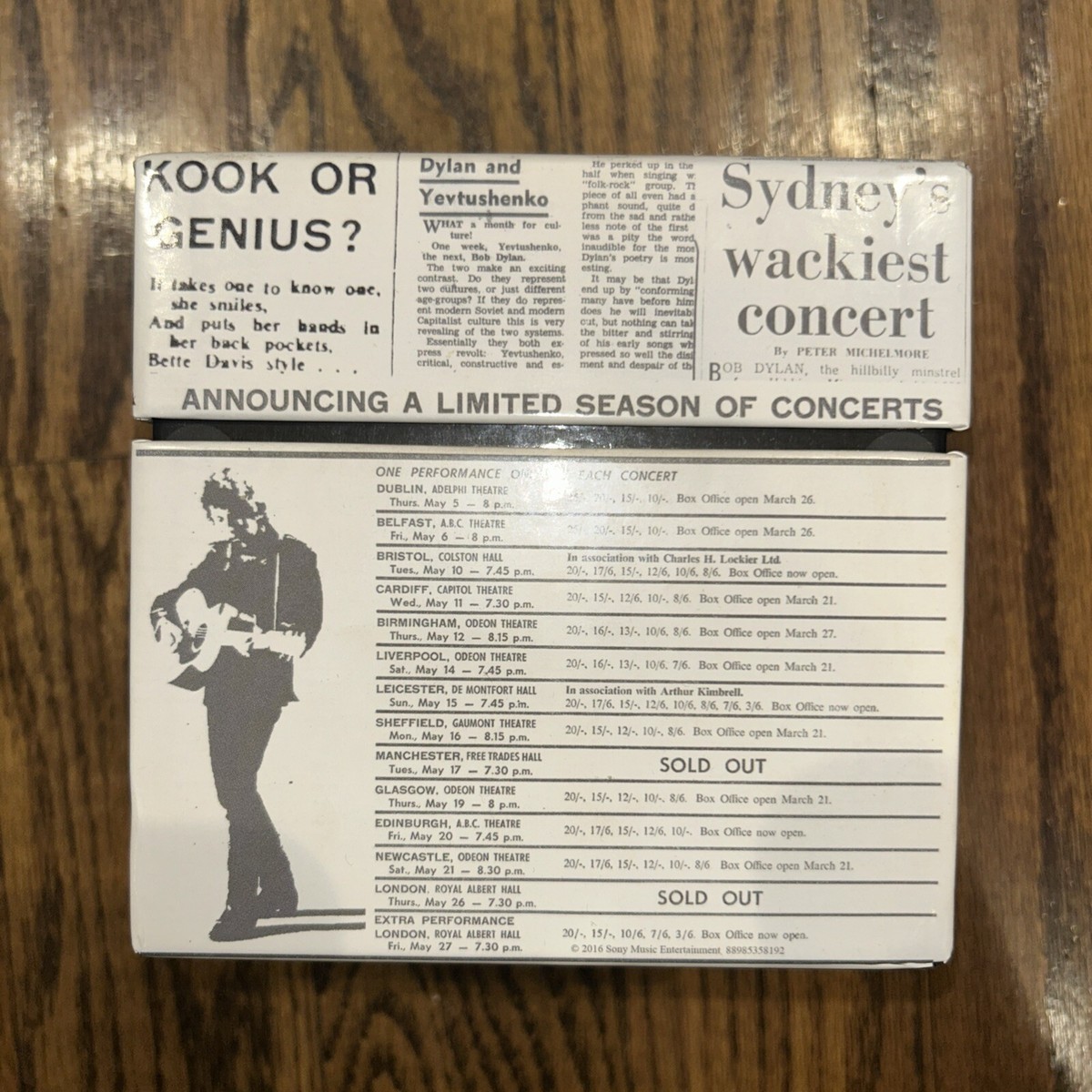 BOB DYLAN The 1966 Live Recordings CD's Box Set - Open But
