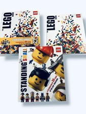 The Lego Book + 96-pg Standing Small 30 Years Celebration of Minifigures Box Set