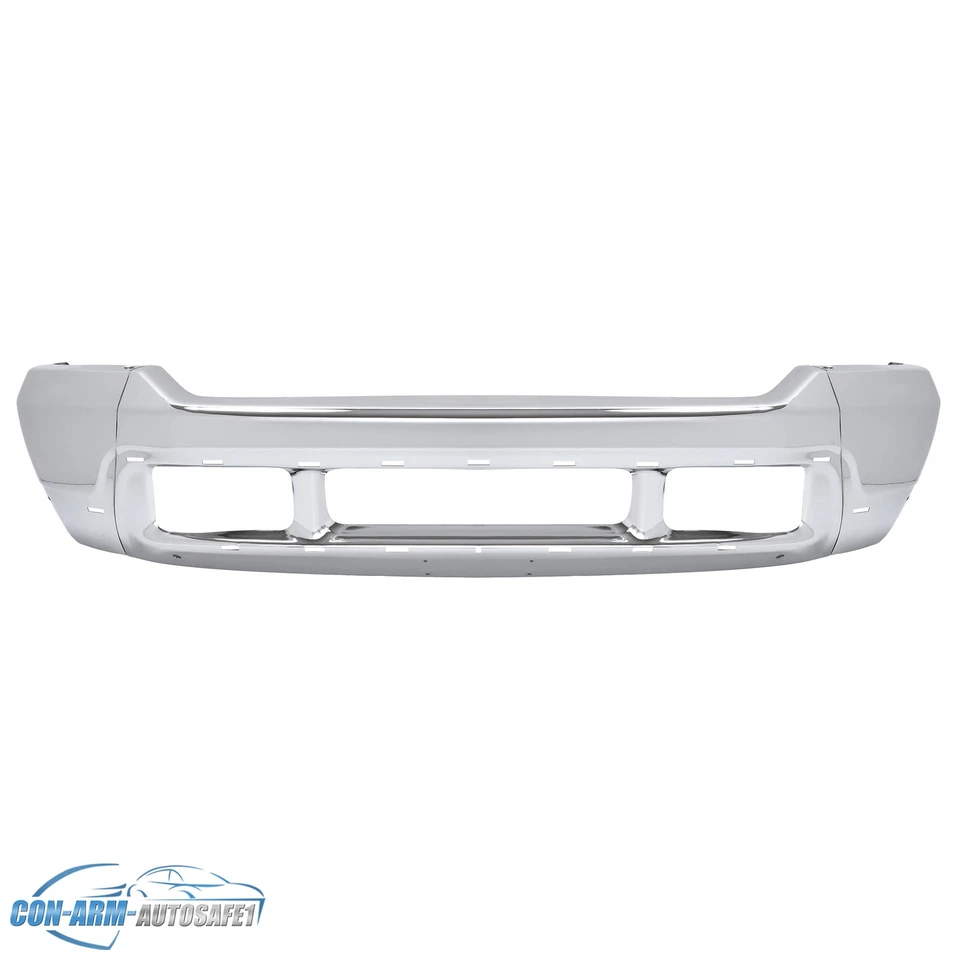 Chrome Front Bumper Face Bar For Ford Excursion F-250 F-350 Super Duty 99-04 - Imagem 3 de 4