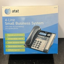 AT&T 1070 Small Business System 4-Line Corded Phone w/ Cords And Stand