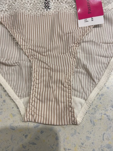 Passionata Bügel-BH 85 B White Nights Creme Beige Schleife Streifen Slip 40 -NEU - Bild 18 von 23
