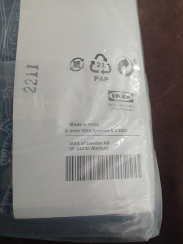 Ikea JATTEVALLMO Sheet Set Full Double Paisley Blue White NEW NIP - Picture 5 of 7