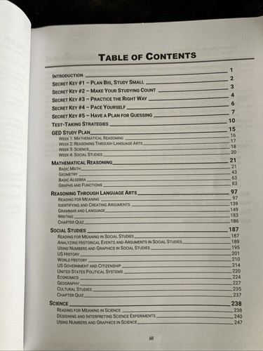 Mometrix GED Study Guide 2024 Test Prep Book Practice Questions & Review  - Picture 3 of 3