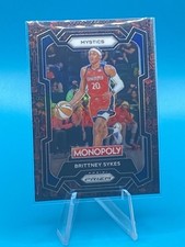 Brittney Sykes 2024 Prizm Monopoly WNBA #38 Classic Red Icons Prizm Mystics SP