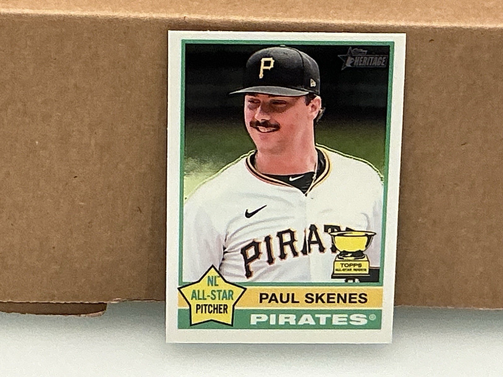 2025 Topps Heritage Chrome 🔥PAUL SKENES🔥 Rookie Cup