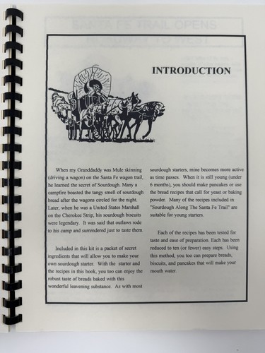 Sourdough Along The Santa Fe Trail *Bread Cookbook & Family History C.J. Sprowls - Picture 3 of 10