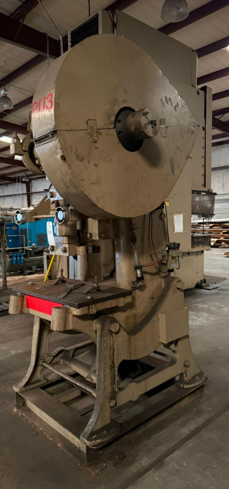 L & J 50 Ton Mechanical OBI Punch Press Heavy