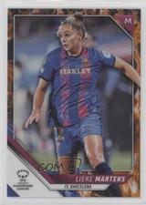 2021 Topps Chrome UEFA Women's Champions League /75 Lieke Martens #1 Rookie RC