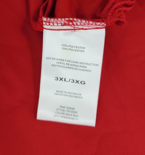 Realtree Fishing Guide Shirt Mens 3XL 54/56 Brick Red Vented UPF 40+ Outdoor - Picture 9 of 10