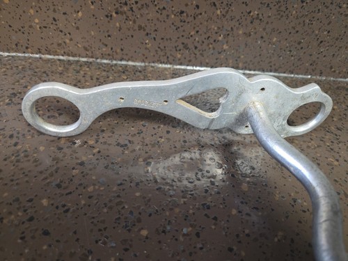 Crockett Aluminium graviert Western Trense Gebiss gebraucht Pferd Tack 5" - Bild 4 von 11
