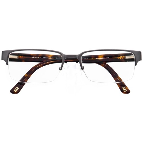 Versace Brille Mod. 1184 1267 Halbrand Anthrazit gebürstet Italien 53[]18 140 - Bild 5 von 5