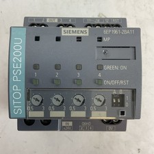 SIEMENS 1P 6EP1961-2BA11 SITOP PSE200U SELECTIVITY MODULE OUTPUT 4xDC 24V 12A