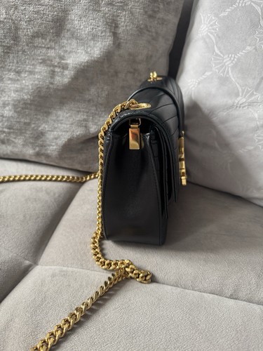 Yves Saint Laurent, YSL Handtasche, Leder, schwarz - Bild 4 von 13