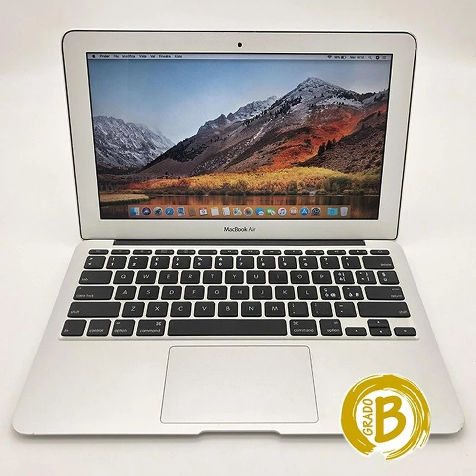 Apple Macbook Air 11" A1370 Spät 2010 Core 2 Duo Ram 2GB Ssd 60GB Überholt - Bild 2 von 4