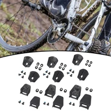 2x Cycling Shoe Heel Pads,Screws and Gaskets Carbon Steel TPU Replaces Nonslip