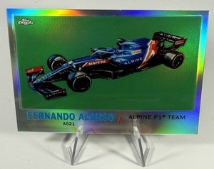 2021 Topps Chrome Formula 1 - 1961 Topps Sports Cars Fernando Alonso #T61-FA