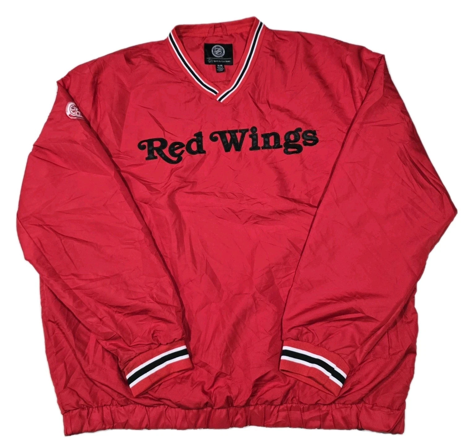 NHL Detroit Red Wings Jacket Pullover Mens Size XL Ice Hockey G-III