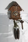 Vintage Horloge Coucou Jäger Das Schwanrtzwälder Uhrenhaus Germany