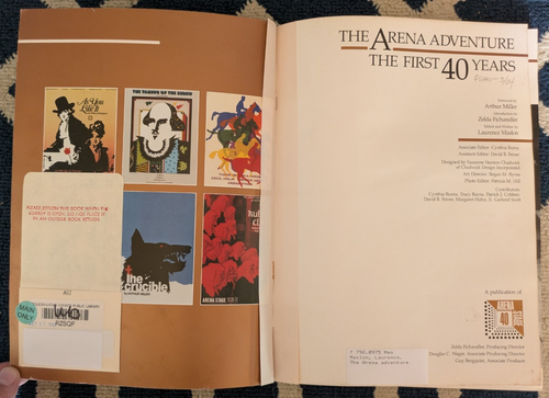 The Arena Adventure The First 40 Years Arena Stage Washington DC Book OOP - Picture 3 of 5