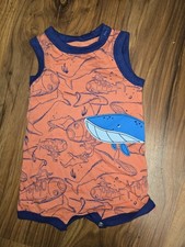 Carters One Piece Boys Size 3 Months Snap Closure