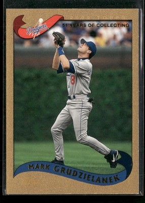 2002 Topps #514 Mark Grudzielanek Gold #/2002