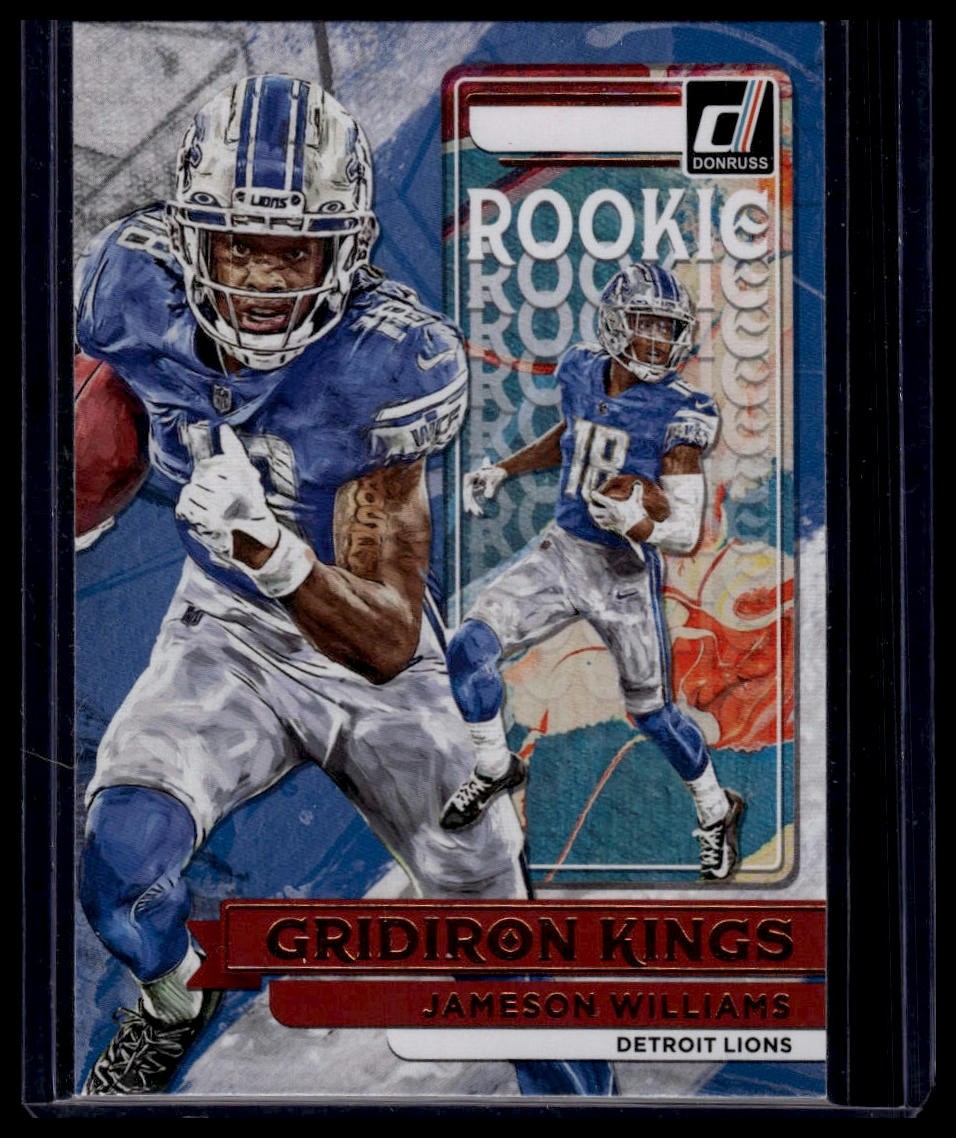 2022 Donruss #RGK-7 Jameson Williams Rookie Gridiron Kings