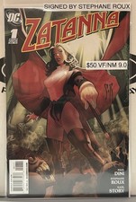 Zatanna 1 First Print VF/NM 9.0 Signed by Stephane Roux
