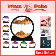 3D Dynamic Sand Art - 7'' Liquid Motion Picture for Relaxing Home Decor