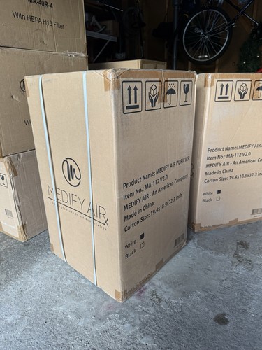 Medify Air MA-112 Medical Grade HEPA Air Purifier, White, 2.500 SQ Ft Coverage - Picture 1 of 2