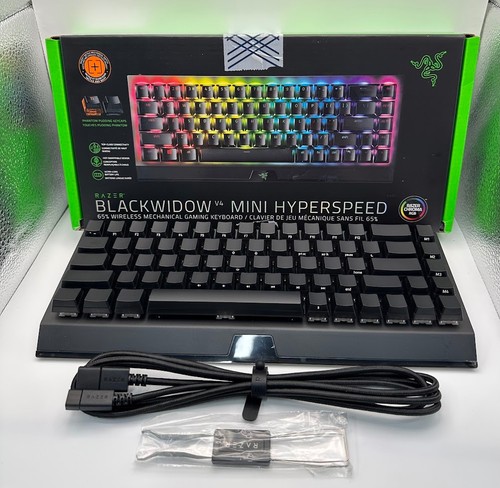 Razer - BlackWidow V4 Mini 65% HyperSpeed Wireless Orange Switch Gaming Tastatur
