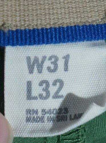 WI11401 COOL **GAP** THE LIVE-IN SLIM FIT JEANS PARA HOMBRE 31X32 (msr 31"x32.5") VERDE - Imagen 5 de 6