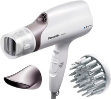 Panasonic - EH-NA67-W Nanoe Hair Dryer with Oscillating QuickDry Nozzle - White