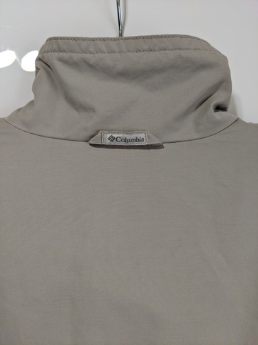 Columbia Herren XXL leichte Windbreaker Jacke mit Reißverschluss hellbraun beige Softshell  - Bild 12 von 18