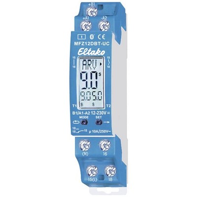 Eltako 23001003 MFZ12DBT-UC Zeitrelais 230 V/AC 1 St. Zeitbereich: 0.1 - 14400 s