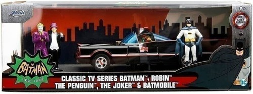 Coche clásico 1966 con figuras de Batman diecast serie de televisión Batman (1966)... - Imagen 2 de 2