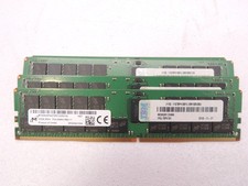 Lot of 4 Matched Micron 32GB 2Rx4 PC4-2666V MTA36ASF4G72PZ DDR4 Server Ram