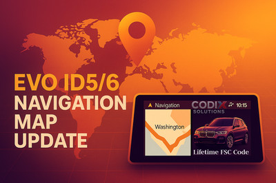 BMW & MINI NBT EVO ID5/6 Australia/New Zealand 2025 Map Update+OEM Lifetime FSC