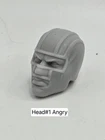 3d Printed  KICK BUTT SUPERHERO HEAD #1 1:12 6" Classified/Legends Scale