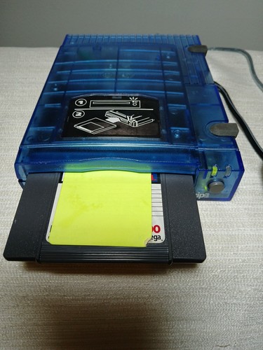 Iomega Zip 100 USB Drive Model Z100USB Blue External Disk Drive Tested Works - Afbeelding 5 van 14