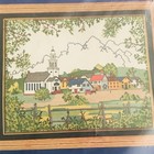 Vintage Something Special Counted Cross Stitch Kit New England Village 20X16 Nos