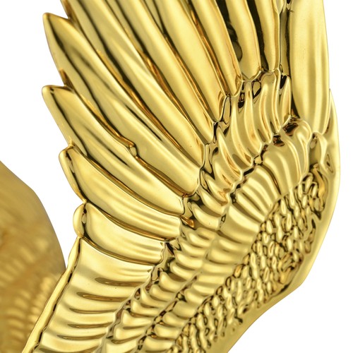 Apluschoice 14" Eagle Topper Gold Finial Ornament for Telescopic Flagpole Yard - Picture 7 of 8