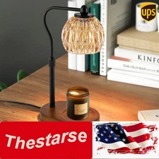 Electric Candle Warmer with Timer,Candle Warmer Lamp, Dimmable Candle Lamp 110V