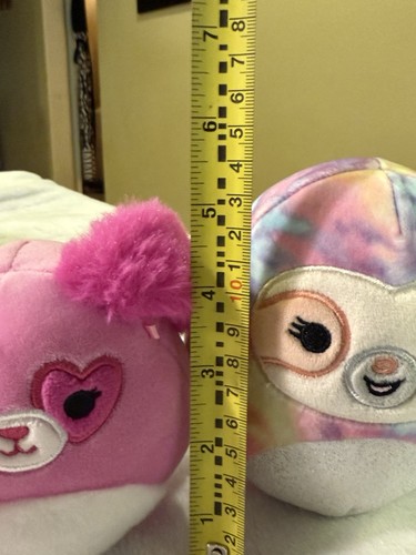 3 Mini Squishmallow Disney Princess Rapunzel 5" Adderely And Valentines Plush - Picture 5 of 8