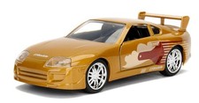 JADA TOYS,TOYOTA Supra 1995 Gold FAST and FURIOUS, 1/32, JAD99542