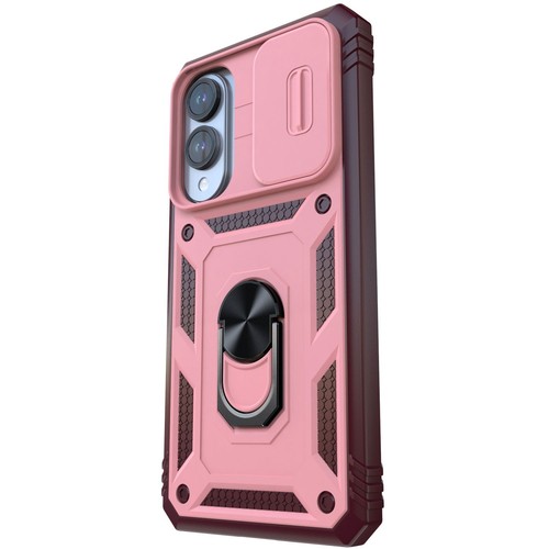 Custodia antiurto per Samsung Galaxy S25 Edge cavalletto / vetro temperato - Foto 30 di 43