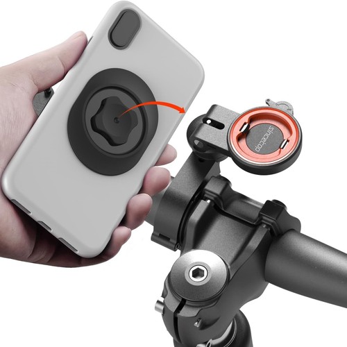 Support Téléphone Vélo Support Guidon Moto Adaptateur Universel pour Vélos - Photo 3 sur 11