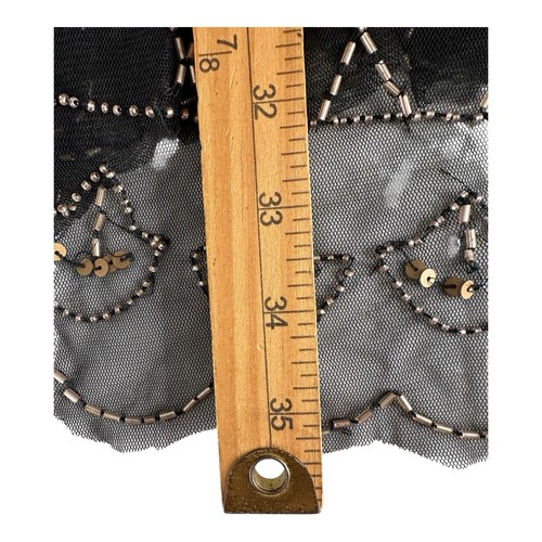 Free People Kleid Verona Perlen Mesh Größe L schwarz - Bild 7 von 17