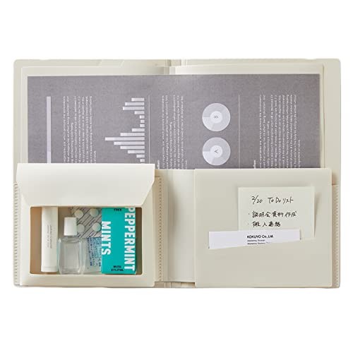 KOKUYO Dokumentenmappe BIZRACK A4 2-fach cremeweiß - Bild 1 von 8